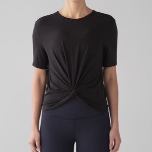 Lululemon Black Crescent Tee